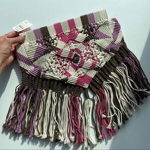 Foley + Corinna NWT Macrame RARE Clutch Bag Neiman Marcus